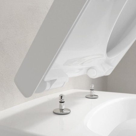 Унитаз подвесной безободковый Villeroy&Boch Architectura Pack 4694HR01 с сиденьем микролифт