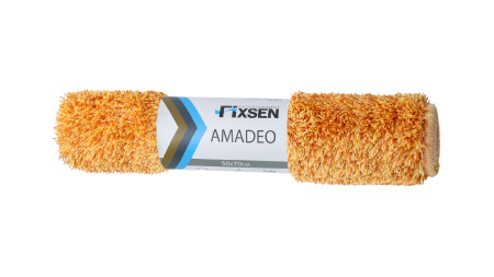 Коврик для ванной Fixsen Amadeo 1-ый,  FX-3001G, оранжевый, 50х70 см.