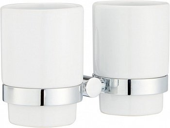 Стакан для зубных щеток Iddis Mirro Plus MRPSBC2i45 Хром Белый