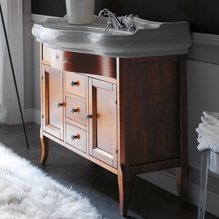 Тумба для комплекта Kerasan Retro (100 см) орех