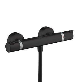 Термостат для душа Hansgrohe Ecostat Comfort 13116670 черный матовый
