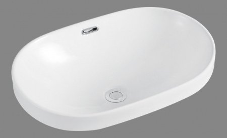 Раковина накладная 60см BelBagno BB1004 белый