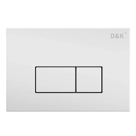 Кнопка смыва для унитазов D&K Rhein DB1499016 белый