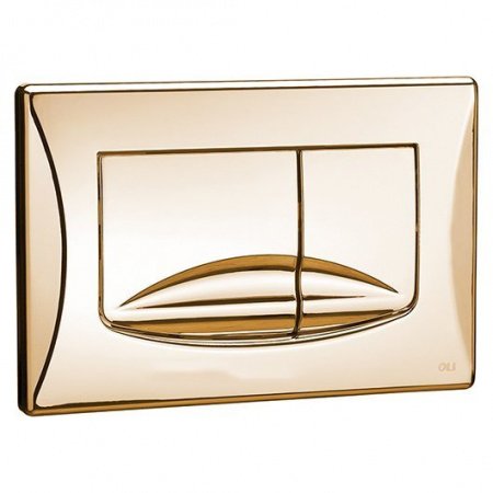 Кнопка смыва для унитазов OLI RIVER DUAL 638508 золото