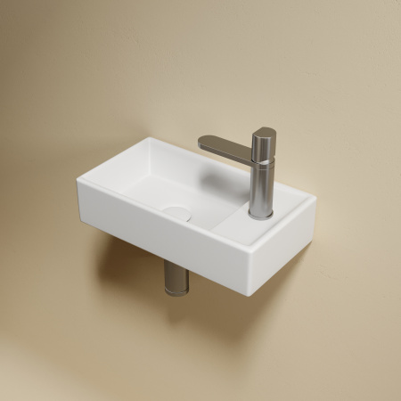 Раковина подвесная 40см Ceramica Nova Element CN6051LMW белый матовый