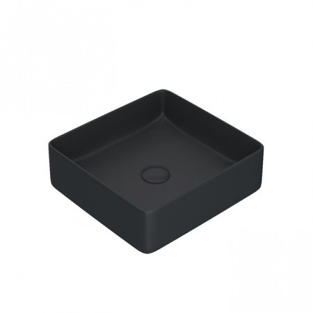 Раковина накладная 36см IDDIS Slide SLIBM01i27 черный матовый