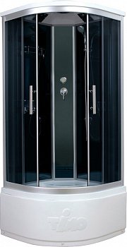 Душевая кабина Timo Standart T-1190 P 90x90x220 профиль хром матовый, стекло прозрачное