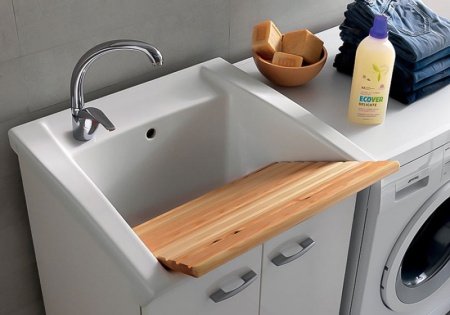 Тумба под хозяйственную раковину Hatria Complementi 60x60x88 Белая