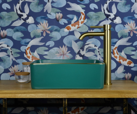 Раковина чаша Bronze de Luxe Golden Meadow 1063, зеленый