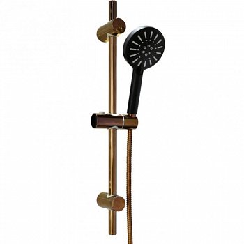 Душевой гарнитур Bien Hermes BD24031513 Розовое золото черный