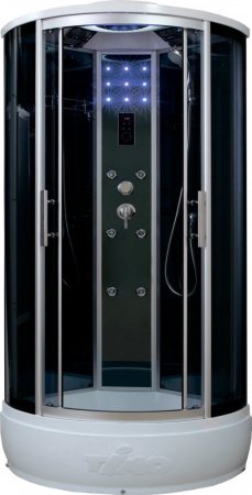 Душевая кабина Timo Standart T-1180 80x80x220 профиль хром матовый, стекло прозрачное
