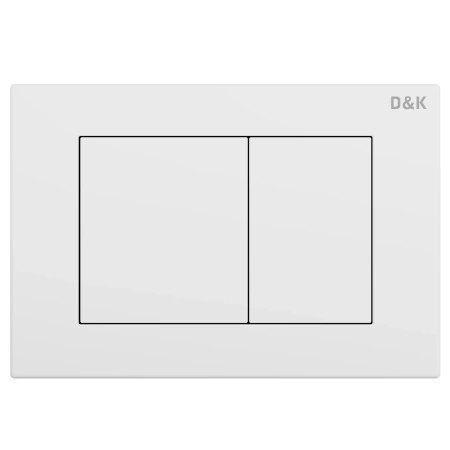 Готовое решение для подвесных унитазов DQ DI8640116 с белой клавишей