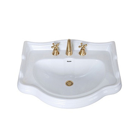 Раковина подвесная на 3 отверстия 69см Kerasan Retro 104601*3 белый