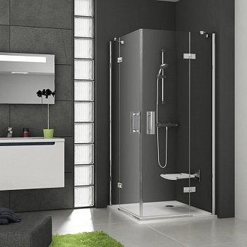 Душевой угол Ravak Smartline SMSRV4 80x80x190 профиль хром, стекло прозрачное