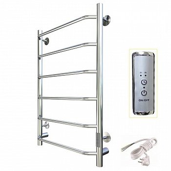 Полотенцесушитель электрический Тругор Пэк серия 6 80х60 хром