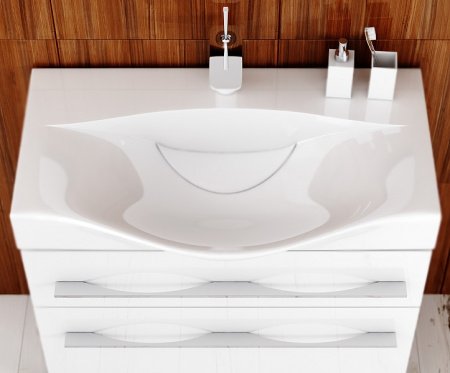 Тумба для комплекта Aqwella 5 stars Милан 80 подвесная, с ящиками