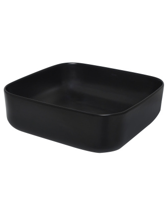 Раковина накладная 39см AQUAme AQM5011MB черный матовый