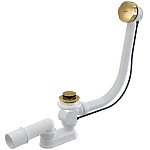 Слив-перелив Alcaplast A55GOLD полуавтомат золото