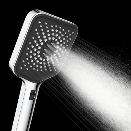 AQM8502CR Ручной душ 120мм, 3 режима, Хром