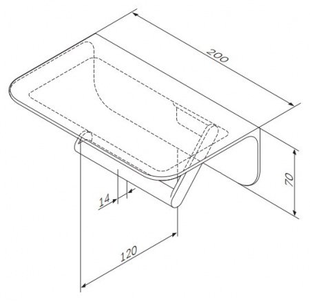 Держатель туалетной бумаги AM PM Sensation A30341500 хром