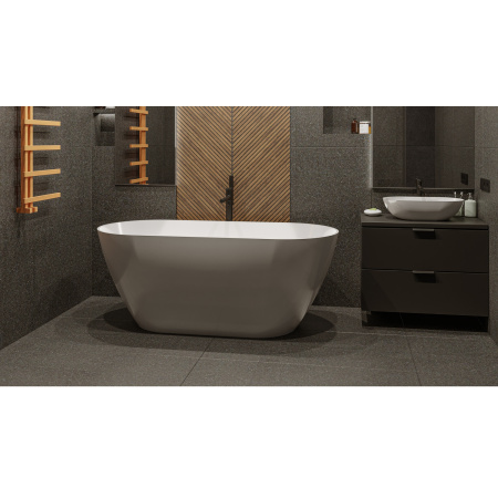 Ванна WHITECROSS Coral A 165x75 (белый глянец) иск. камень