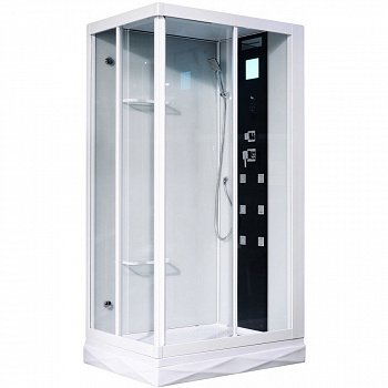 Душевая кабина Orans 8615200 110x80x220 профиль белый, стекло прозрачное