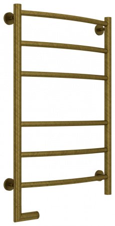 Полотенцесушитель электрический Сунержа Галант 2.0 80х50 состаренная бронза, подключение левое