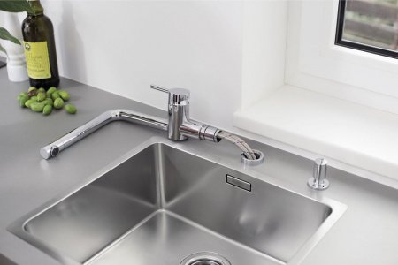 Смеситель для кухни Blanco Linus-F 514025 хром