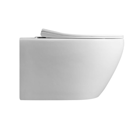 Унитаз подвесной безободковый Vincea Felice VT1-25 белый, с сиденьем микролифт