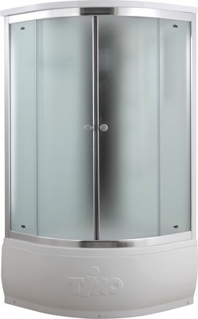 Душевая кабина Timo Comfort T-8800 F 100x100x220 профиль хром глянцевый, стекло матовое