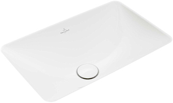 Раковина встраиваемая снизу 54см Villeroy & Boch Loop & Friends 4A570001 alpin