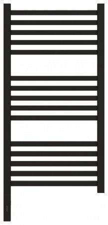 Полотенцесушитель электрический Сунержа Модус 3.0 80х40 черный матовый, левый ТЭН