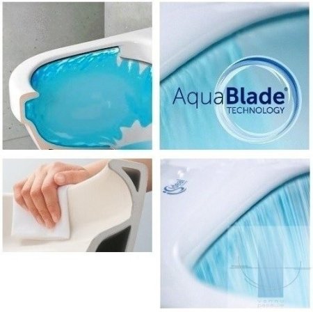 Напольный пристенный унитаз-соло Ideal Standard CONNECT AquaBlade® E052401