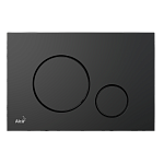 Кнопка смыва AlcaPlast THIN M678 черный матовый Кнопка смыва AlcaPlast THIN M678 черный матовый