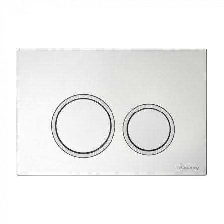 Готовое решение для подвесных унитазов TECE Spring R K955101 клавиша смыва хром