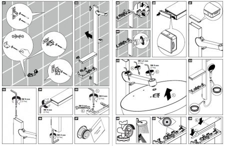 Душевая стойка Hansgrohe Rainfinity 26842000 хром