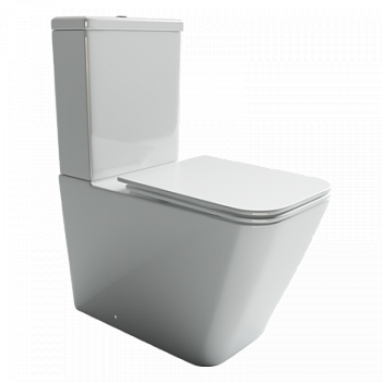 Унитаз напольный напольный Ceramica Nova Cubic CN1803 белый