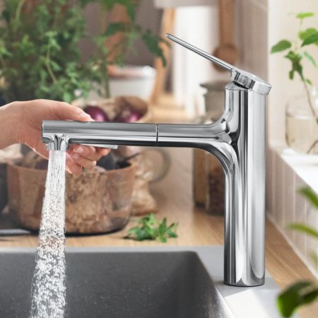 Смеситель для кухни Hansgrohe Zesis M33 74801000 хром