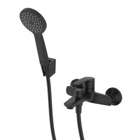 Смеситель для ванны с душем IDDIS Ray RAYBL02i02 черный матовый