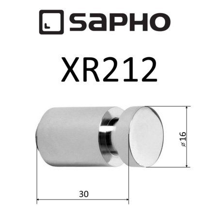Крючок Sapho X-ROUND XR212 хром