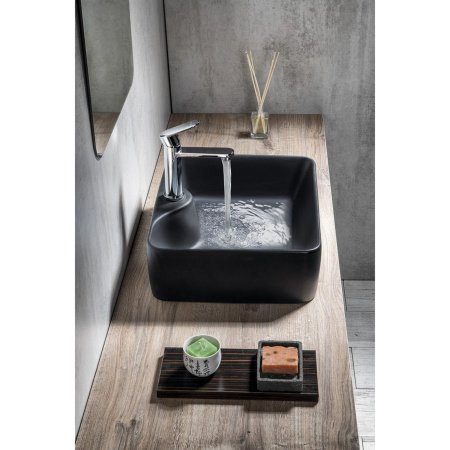 Раковина накладная 48см SAPHO BALENA BH7013B черный