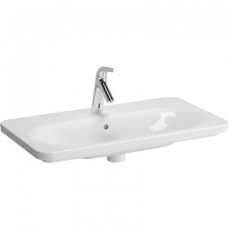 Тумба с раковиной Vitra Nest Trendy 80 подвесная Натуральное дерево