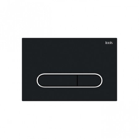 Кнопка смыва для унитаза IDDIS Unifix UNI71MBi77 черный матовый