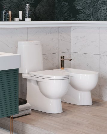 Унитаз Sanita Luxe Fest DM FSTSLCC01040622 с бачком и сиденьем микролифт