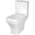 Унитаз-компакт Vitra Polar Open-Back 9843B003-7201 с бачком и сиденьем микролифт