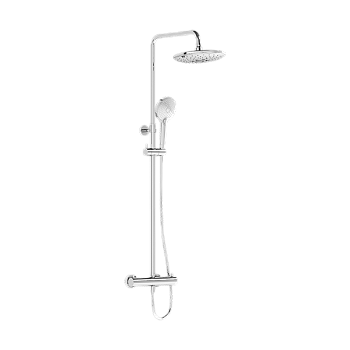 Душевая стойка с термостатом VitrA AquaHeat Bliss 240 2F A47205EXP хром