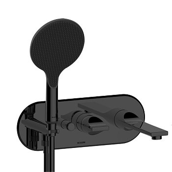 Смеситель для ванны с душем Bossini Apice Z00557.073 черный матовый