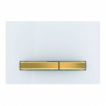 Кнопка смыва Geberit Sigma 50 115.672.11.2 белый/латунь