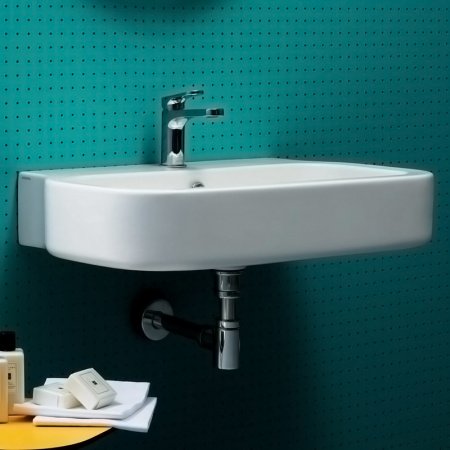 Раковина подвесная 75см Azzurra Glaze GLZ275M/SOSPbi*1 белый