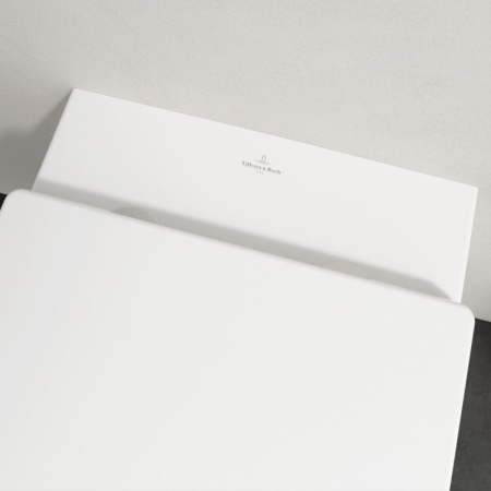 Унитаз подвесной безободковый Villeroy&Boch Memento 2.0 4633R0R1 без сиденья с покрытием CeramicPlus
